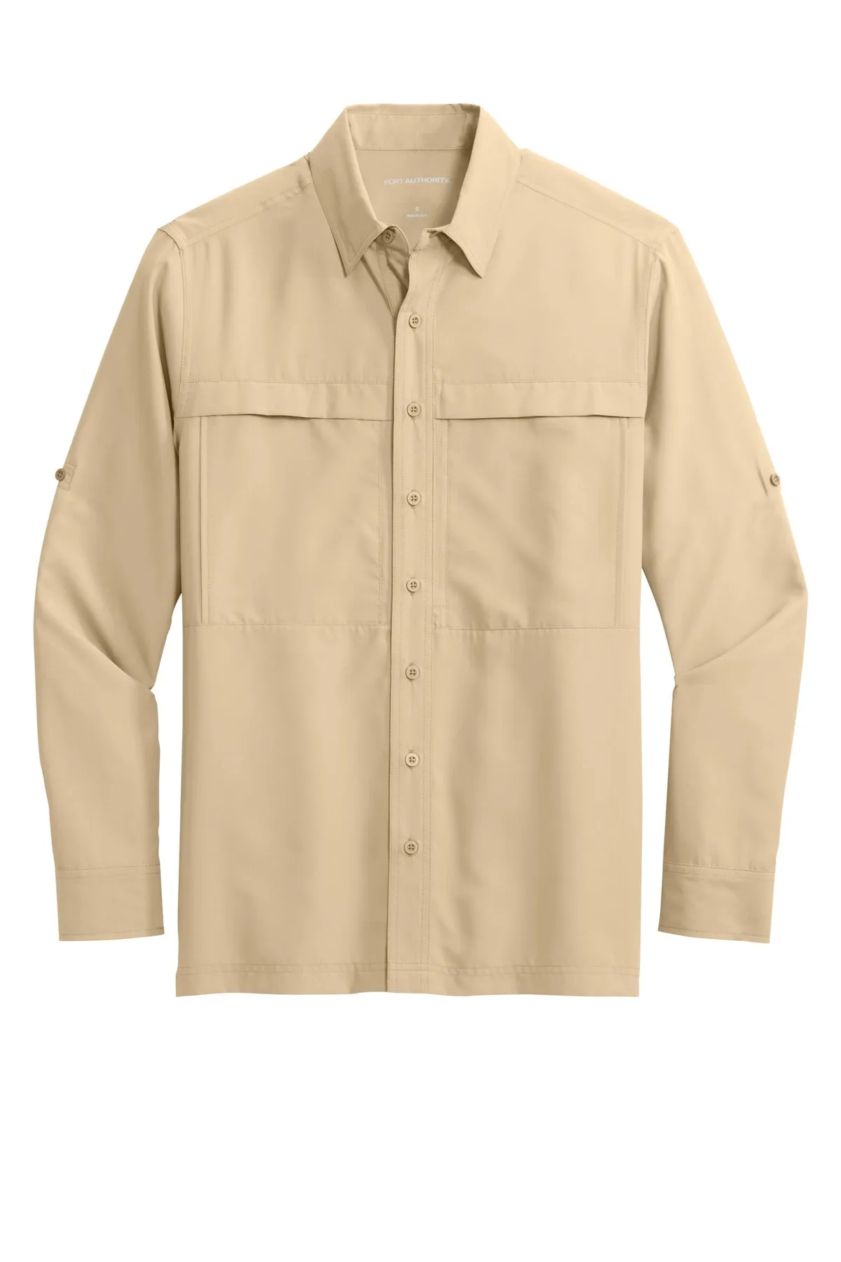 Port Authority Long Sleeve UV Daybreak Shirt W960 Oat