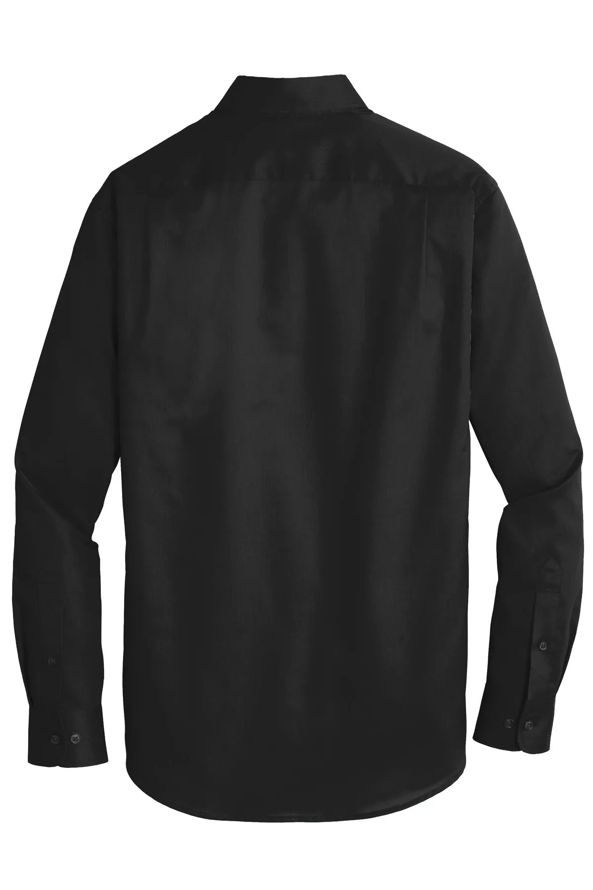 Port Authority Tall SuperPro Twill Shirt. TS663 Black Tall