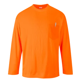 Portwest S579 Day-Vis Pocket Long Sleeve T-Shirt