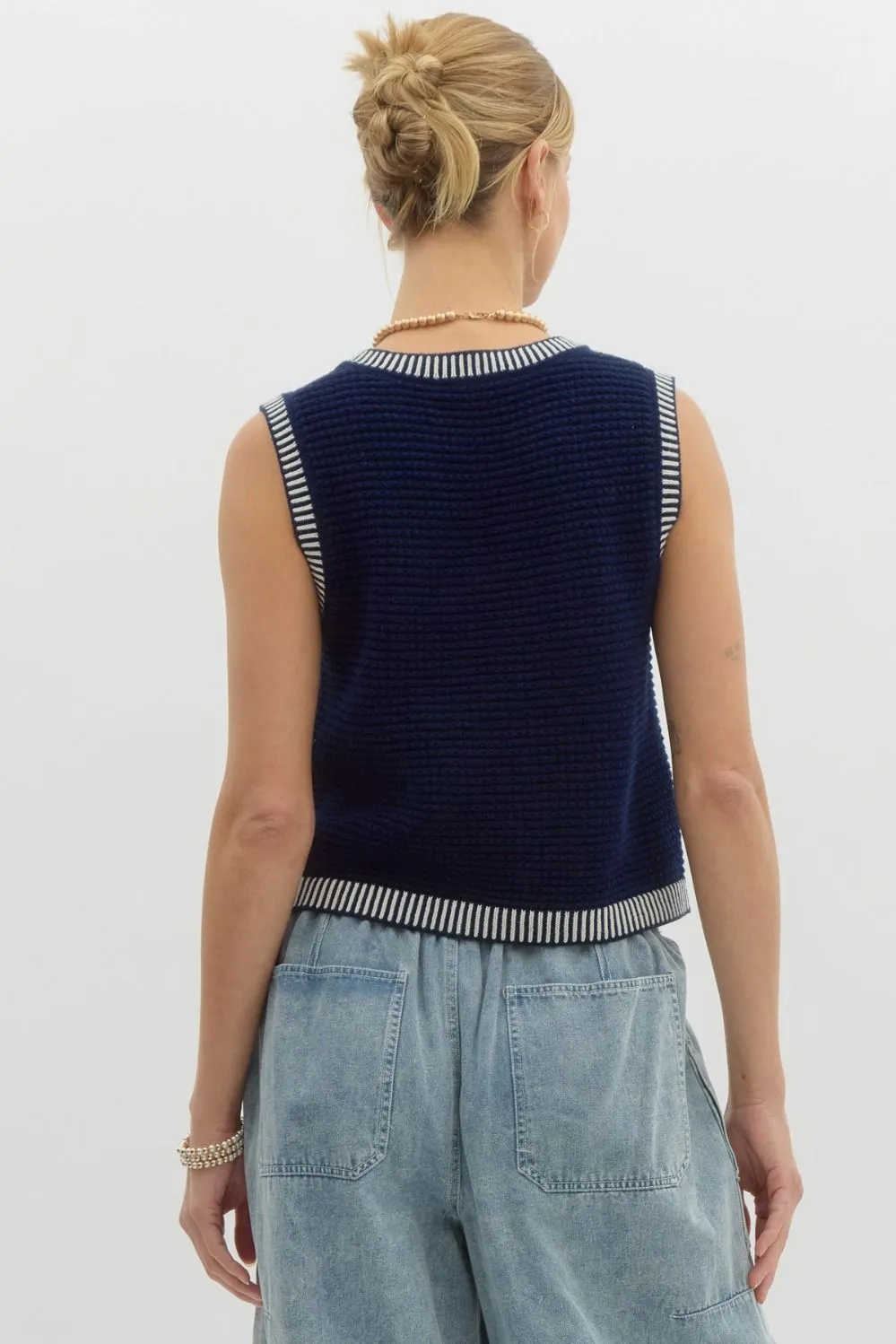 Posh Comfort Sweater Vest Top