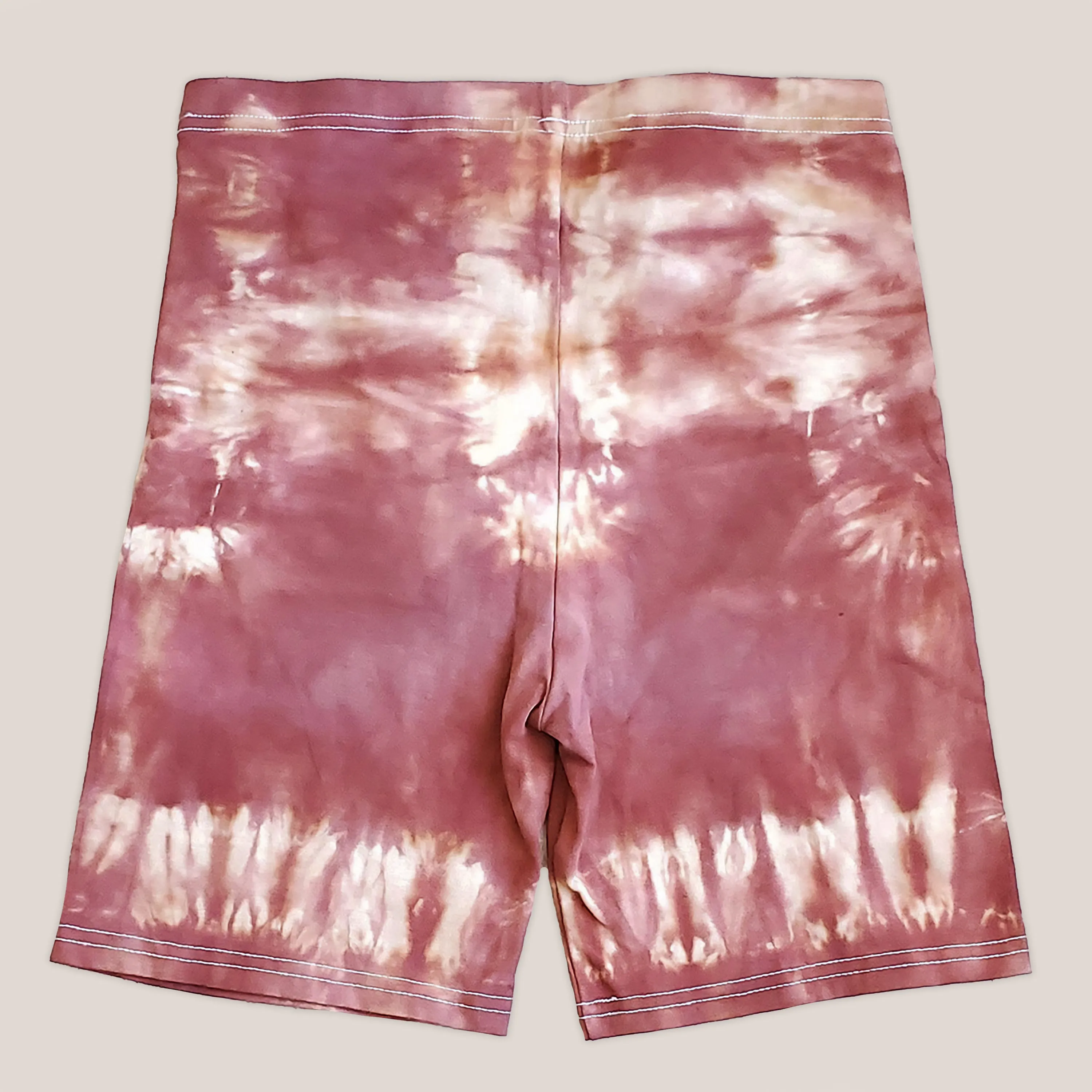 Pumpkin Spice Tie Dye Biker Shorts