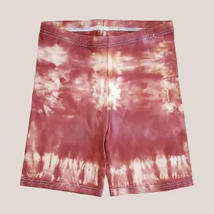 Pumpkin Spice Tie Dye Biker Shorts