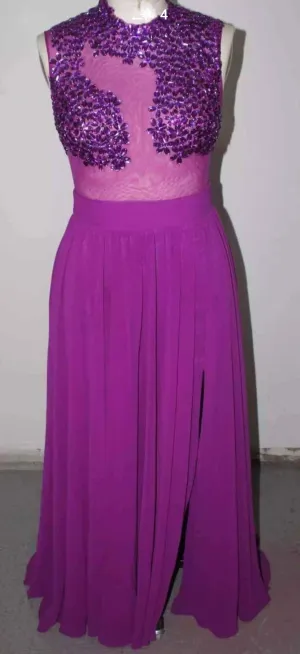 Purple Gems Pocket Dress