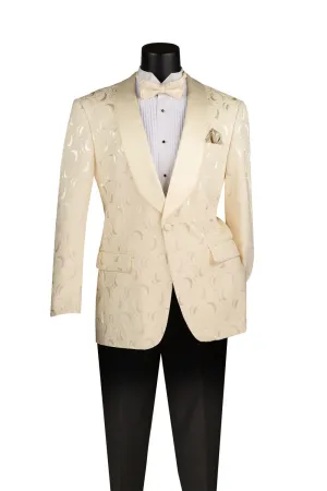 "Impressions" Light Champagne Tuxedo Jacket (Separates)