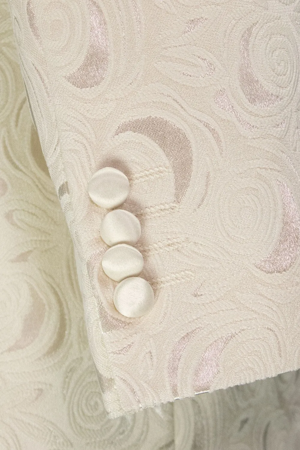 "Impressions" Light Champagne Tuxedo Jacket (Separates)