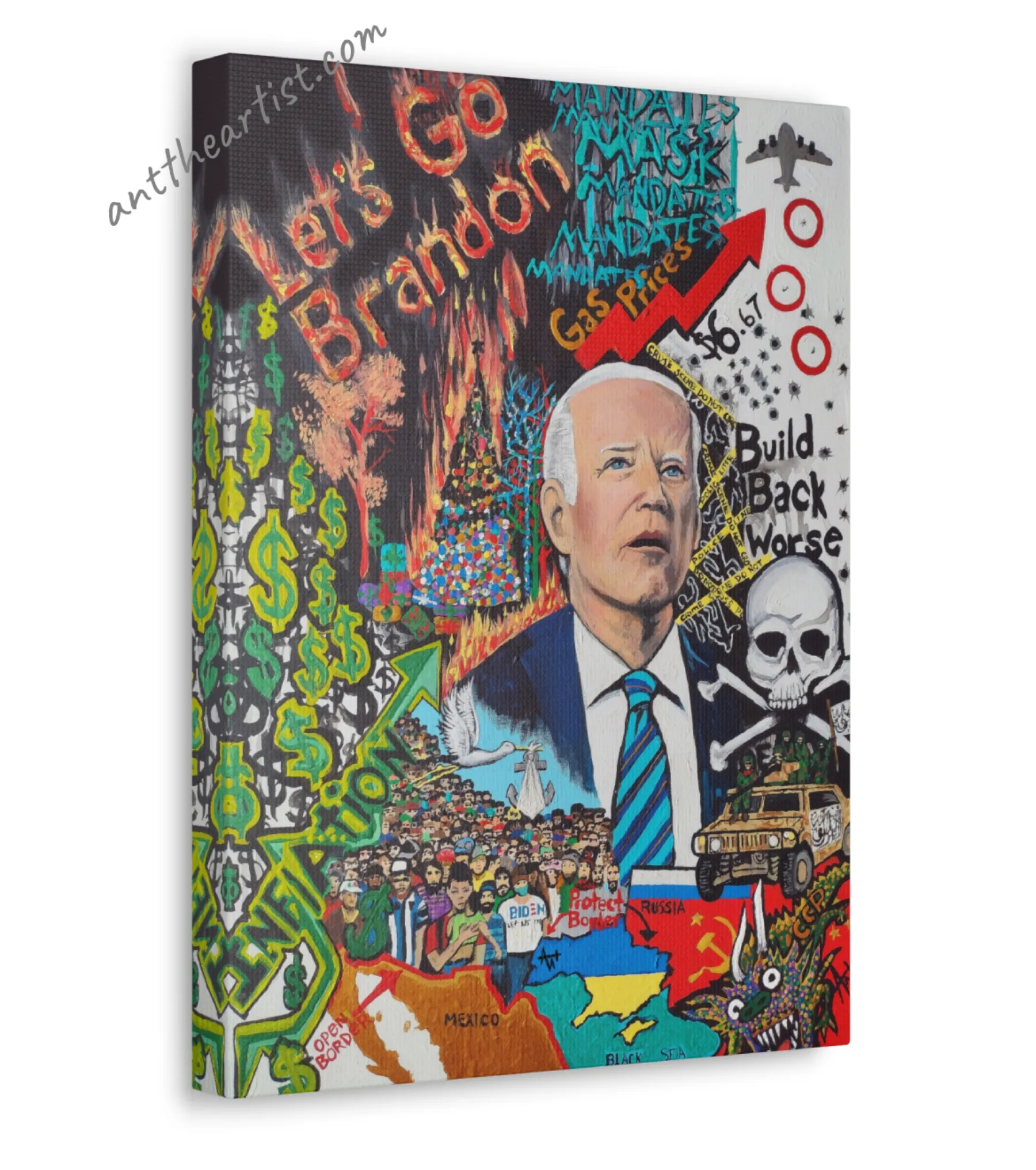"Let's Go Brandon, Build Back Worse" Prints