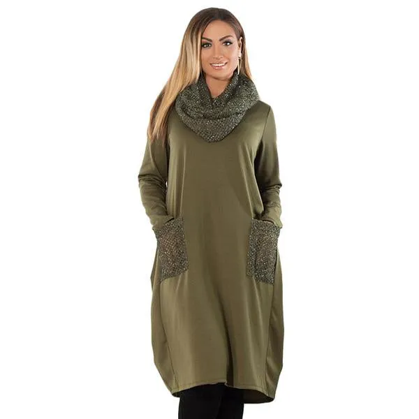 "Pocket Posh" Winter Dress - 3 Color Options