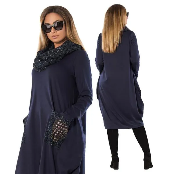 "Pocket Posh" Winter Dress - 3 Color Options