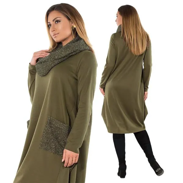 "Pocket Posh" Winter Dress - 3 Color Options