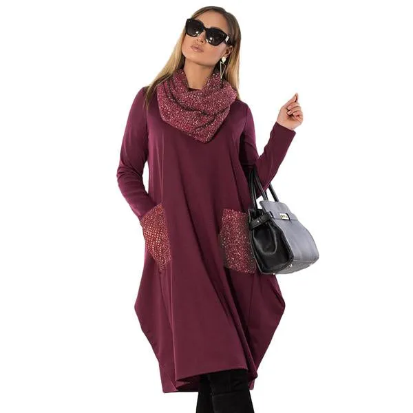 "Pocket Posh" Winter Dress - 3 Color Options