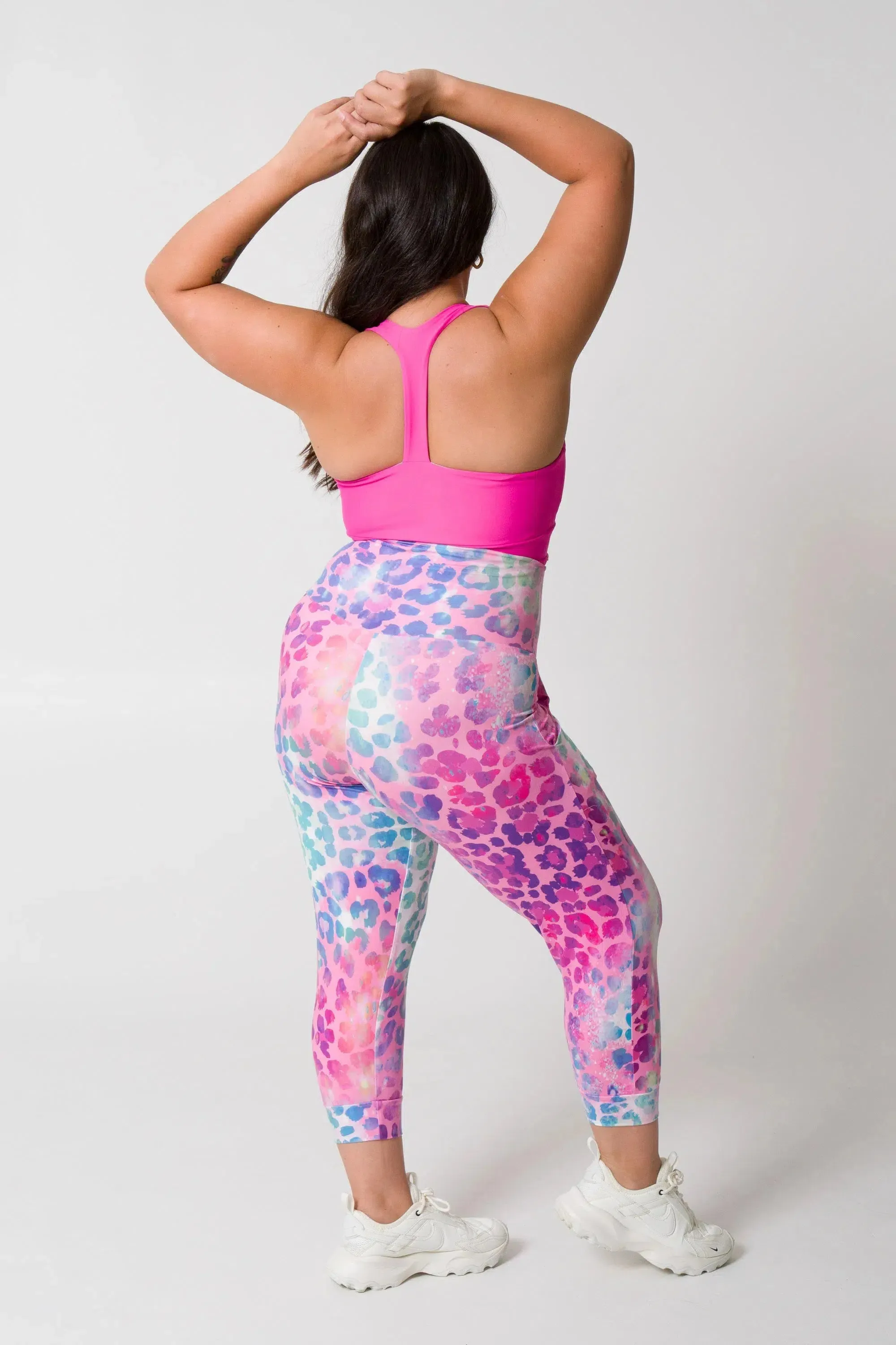 Rainbow Jag Soft to Touch - Jogger Capris w/ Pockets