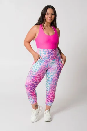Rainbow Jag Soft to Touch - Jogger Capris w/ Pockets