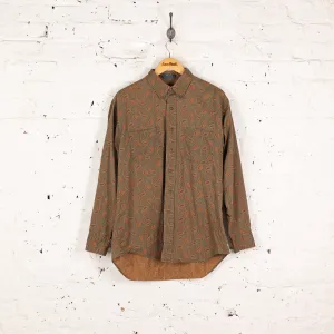 Ralph Lauren Chaps Paisley Print Shirt - Green - L