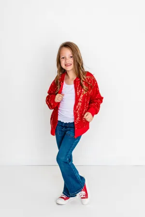 RED SPARKLE JACKET