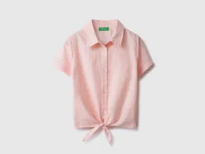 Regular Fit Round Neck Textured Shirts
