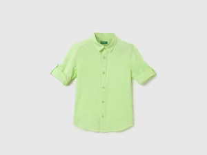 Regular Fit Spread Collar Solid Shirts