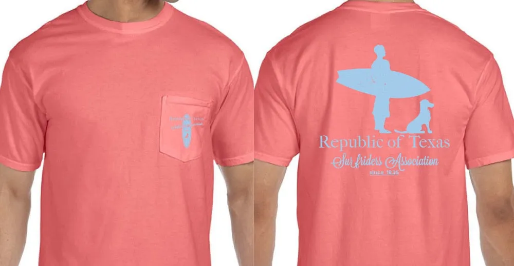 Republic of Texas Surfriders Association Tee - MELON