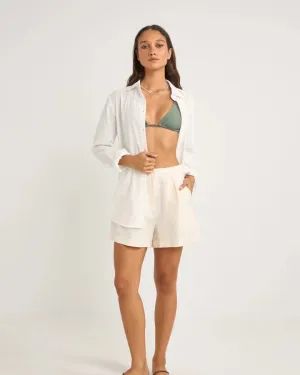 Rhythm - Mini Linen Elasticated Short