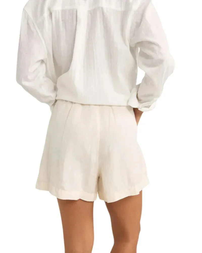 Rhythm - Mini Linen Elasticated Short