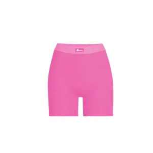 Ribbed Biker Shorts - Blush