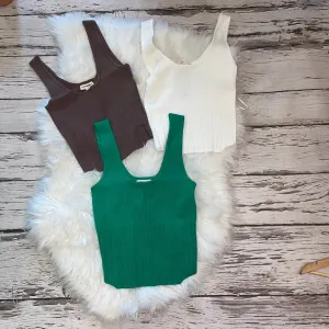 Ribbed Corset Top
