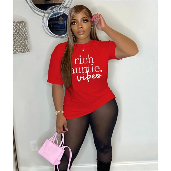 Rich Auntie Vibes Tee