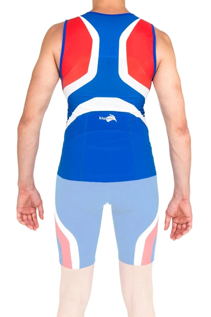 RIO TRI TOP ROYAL RED WHITE