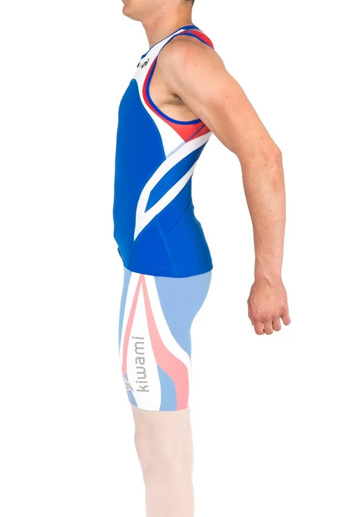 RIO TRI TOP ROYAL RED WHITE