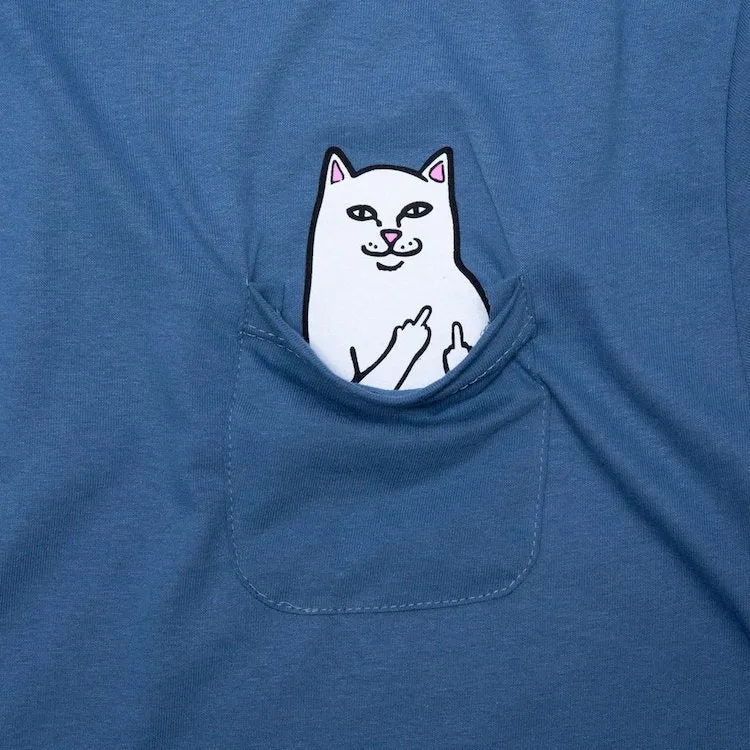 RIPNDIP Lord Nermal Slate Blue Pocket T-Shirt