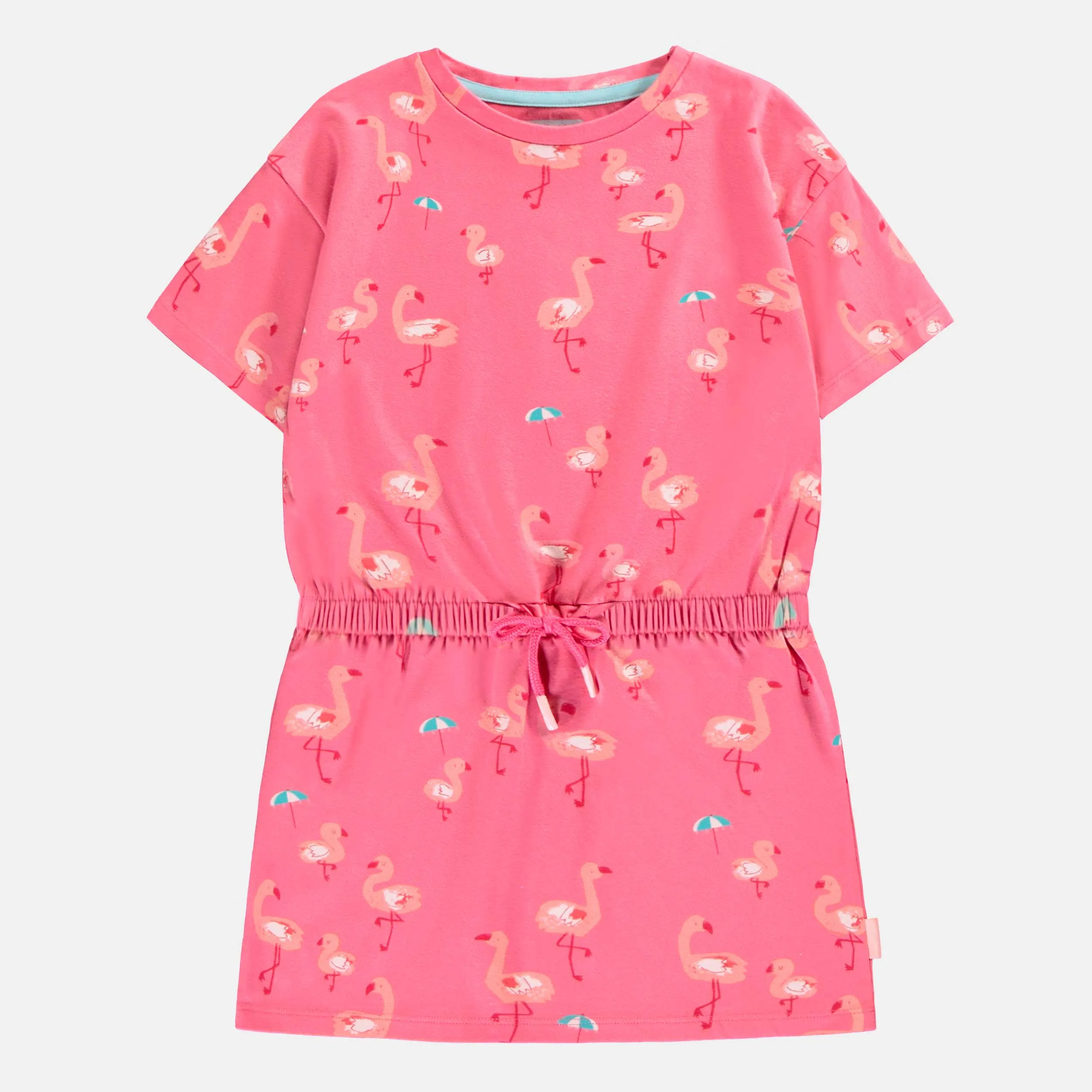 Robe rose à motifs, enfant|| Pink patterned dress, kid