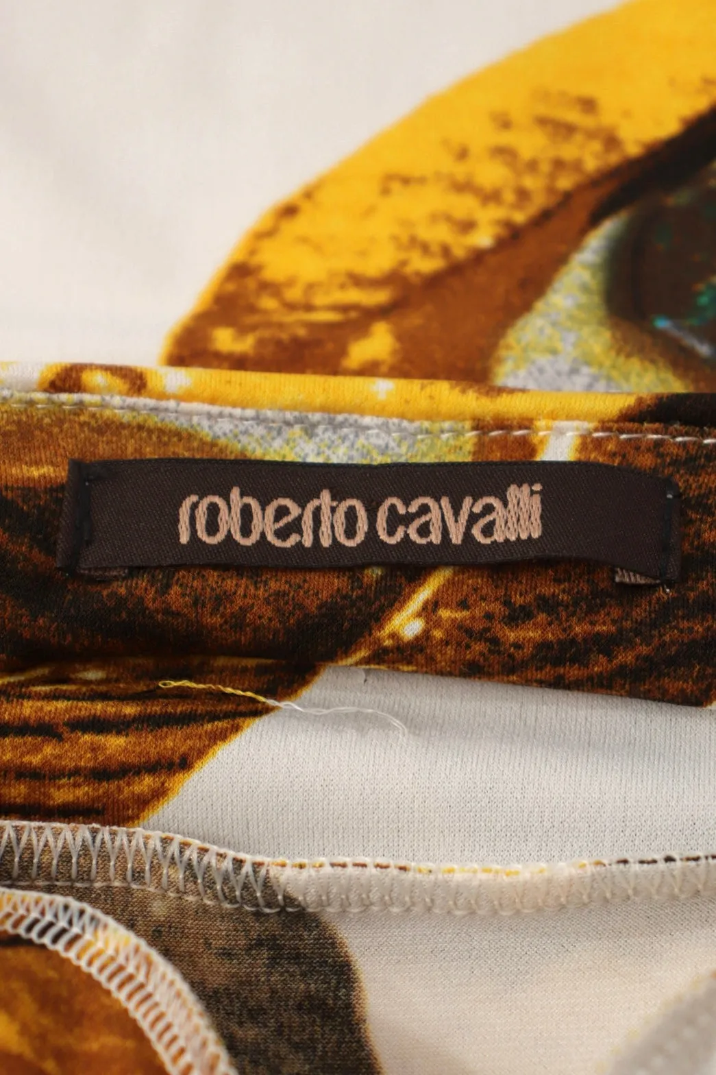 Roberto Cavalli Snake Adorned Halter Dress*