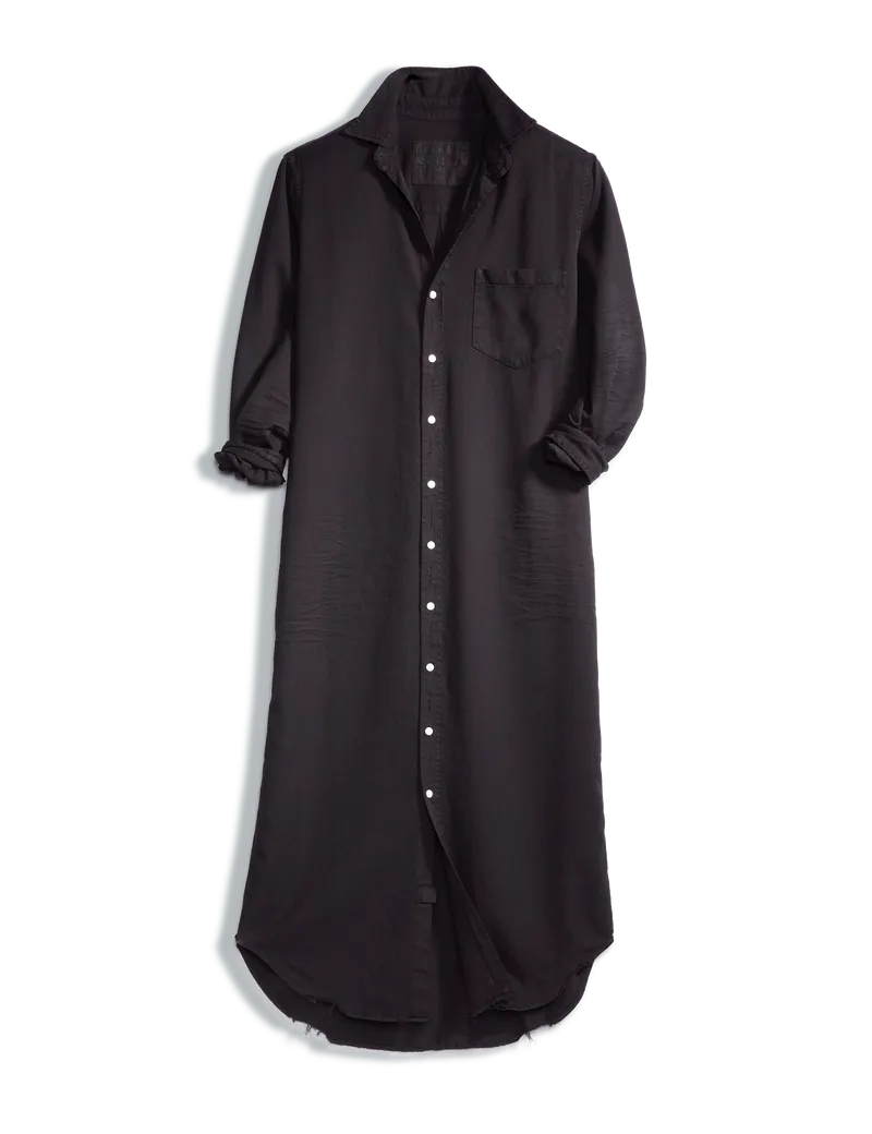 Rory Maxi Shirt Dress - Black