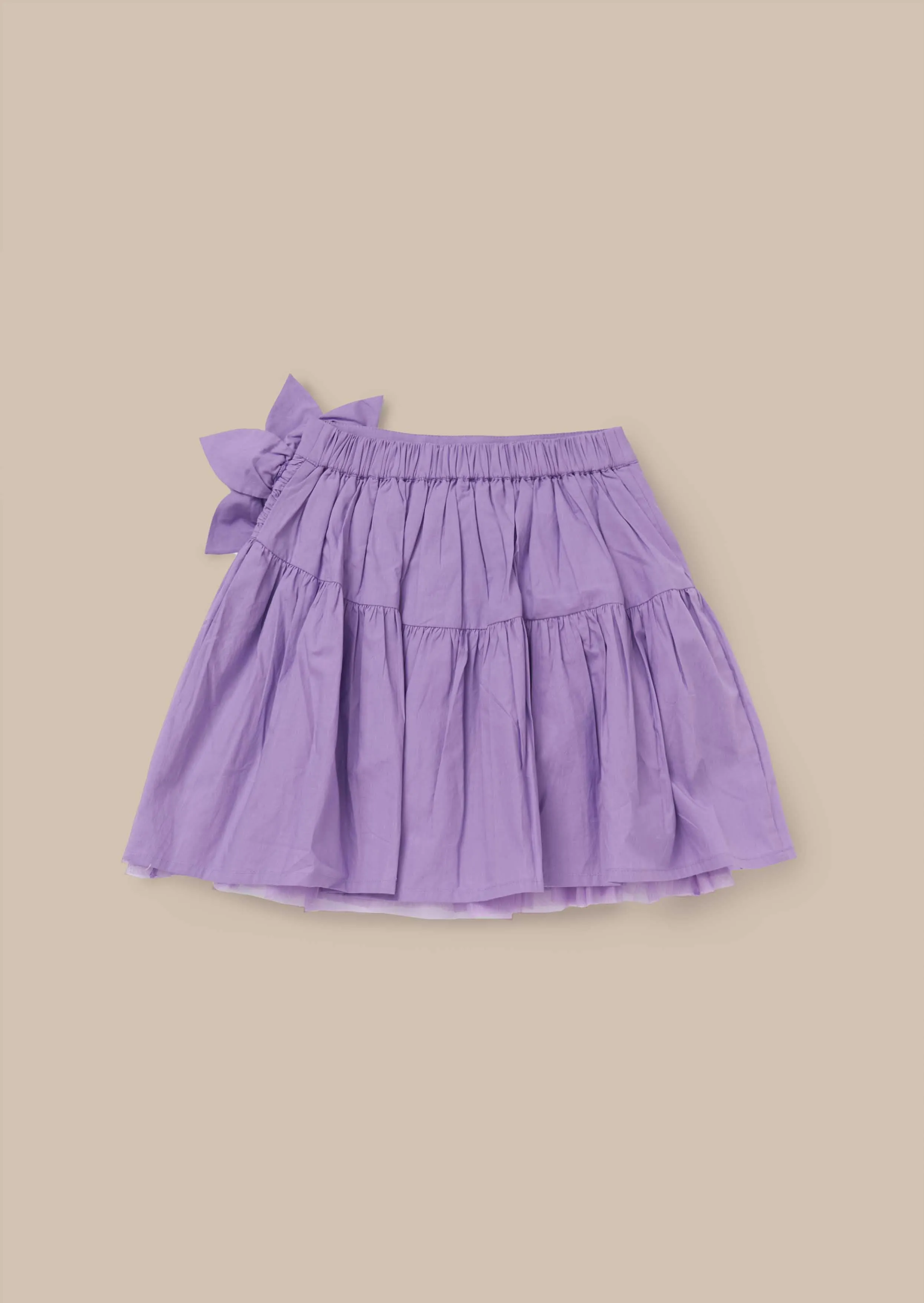 Roxie Purple Corsage Woven Skirt
