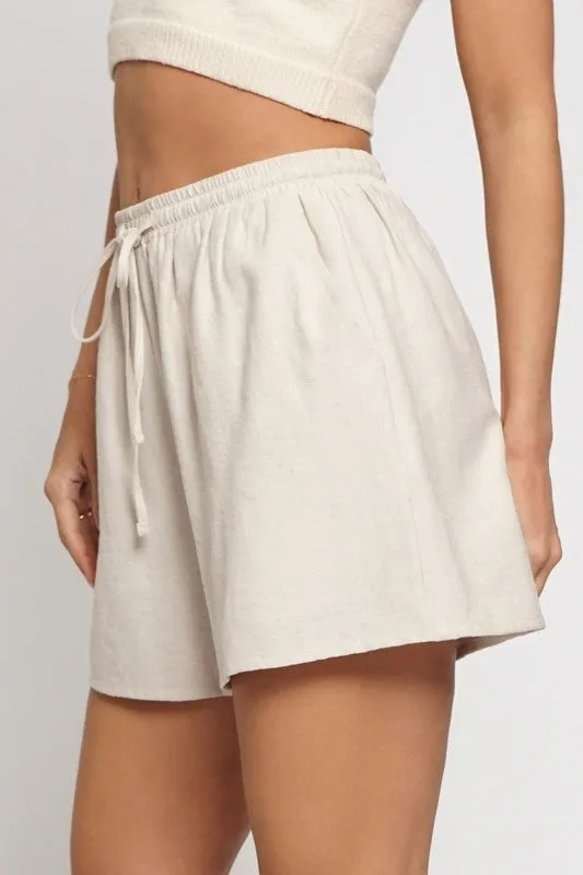 Sand Linen Shorts