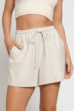 Sand Linen Shorts