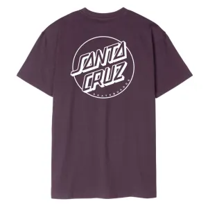 Santa Cruz T-Shirt Opus Dot Stripe - Blackcurrant