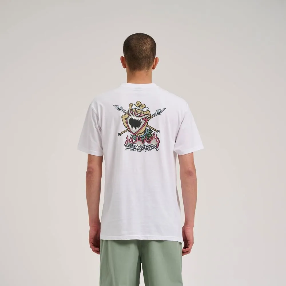 Santa Cruz T-Shirt Salba Screaming Witch Doc Tee - White