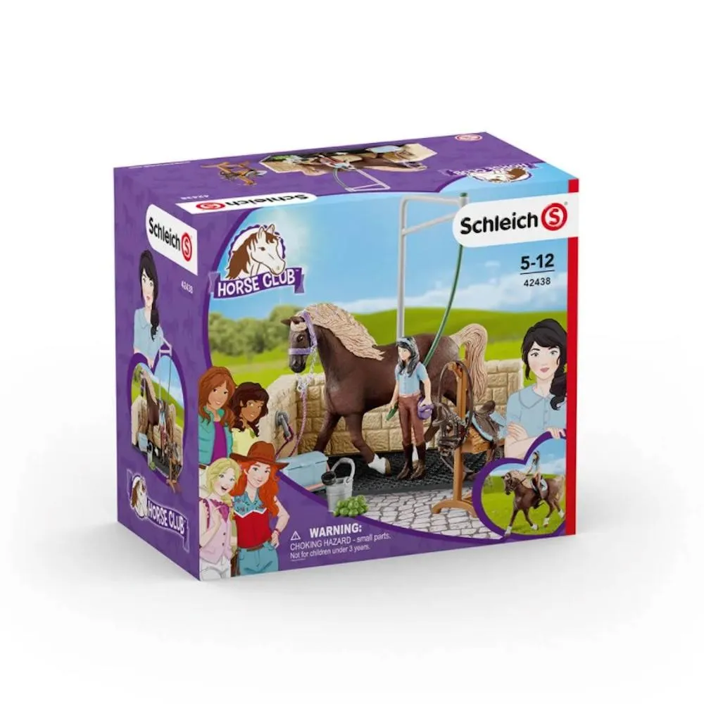 Schleich Washing Area with Horse Club Emily & Luna
