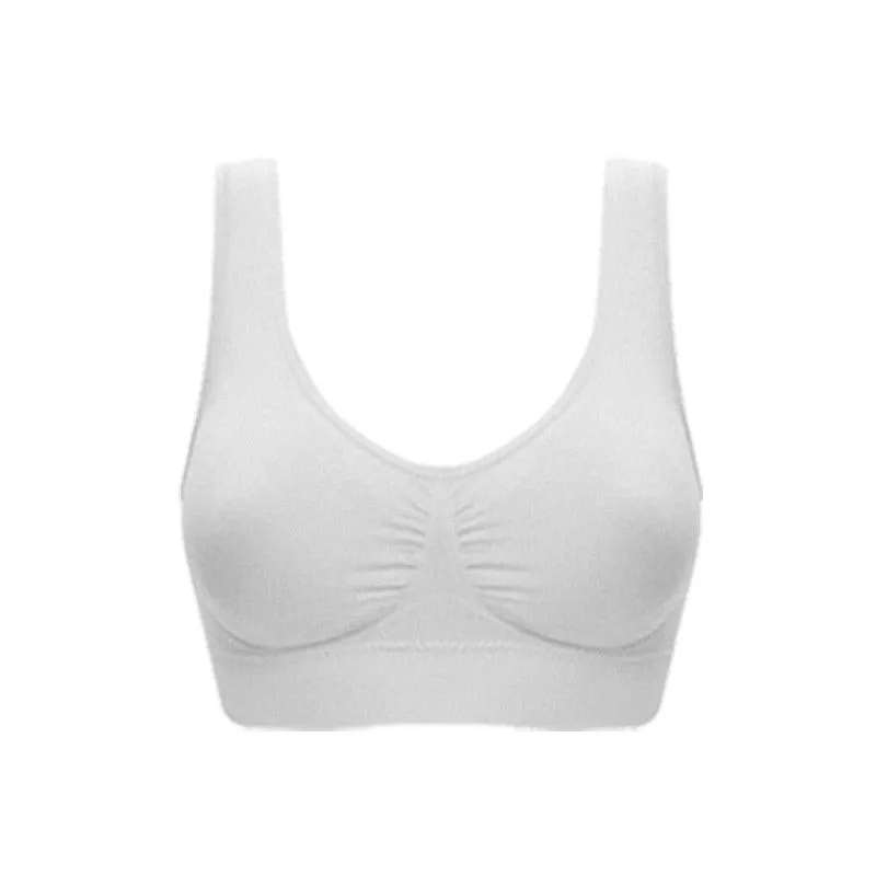 Seamless Bra Crop Top Vest Breathable Sleep Fitness Bra