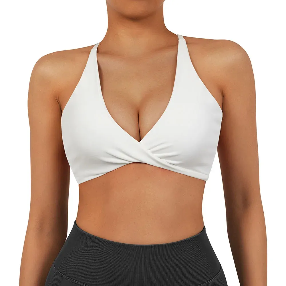 Seamless Gym Sport Bra - Anti-Sweat Breathable Yoga Bra - Shockproof Crop Top