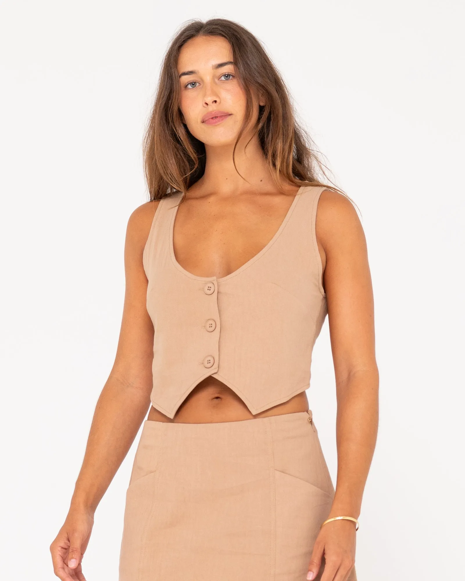 Sicily Cropped Vest