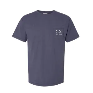 Sigma Chi Short Sleeve Pocket Tee