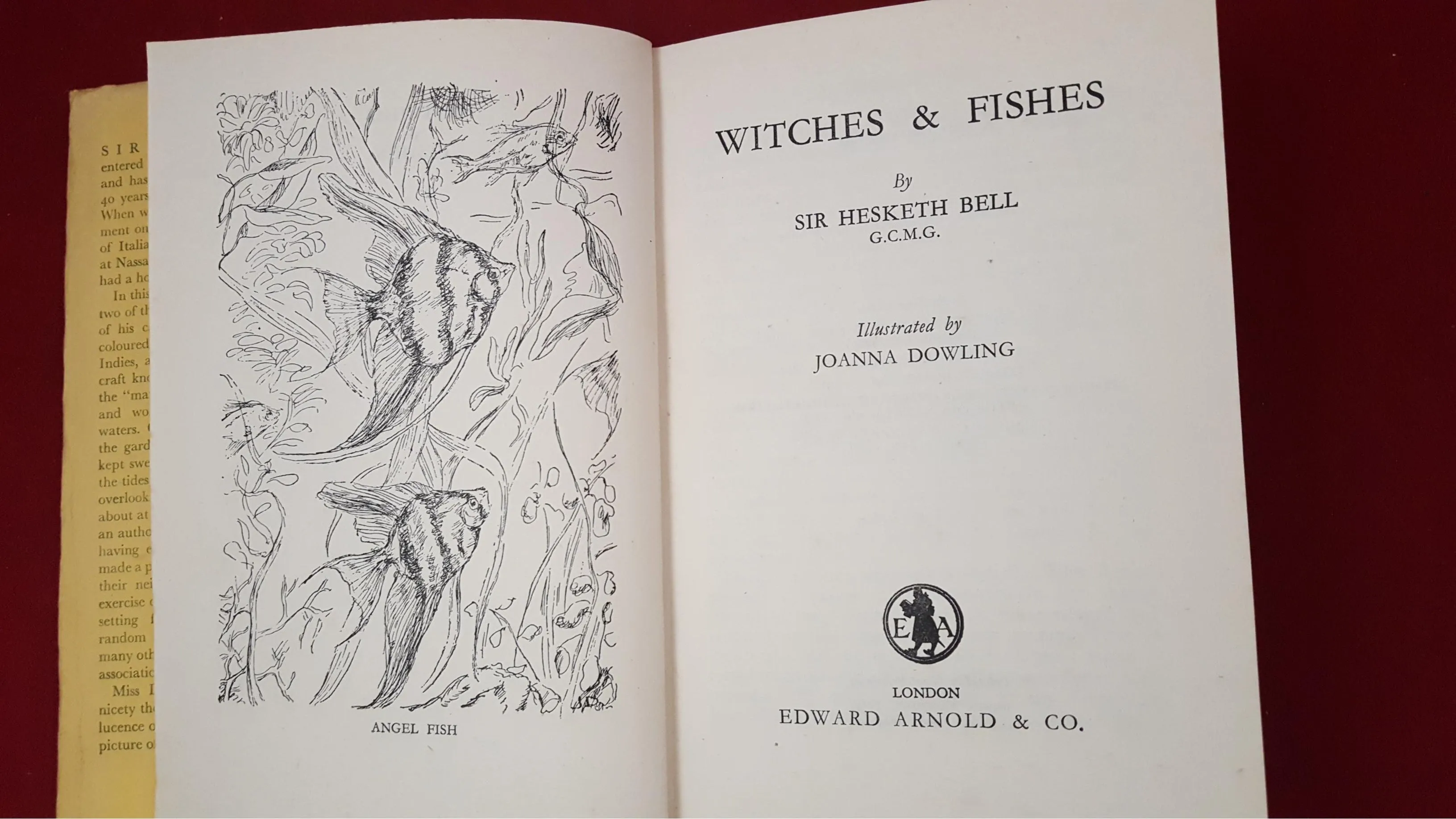 Sir Hesketh Bell - Witches & Fishes, Edward Arnold, 1948, 1st Edition