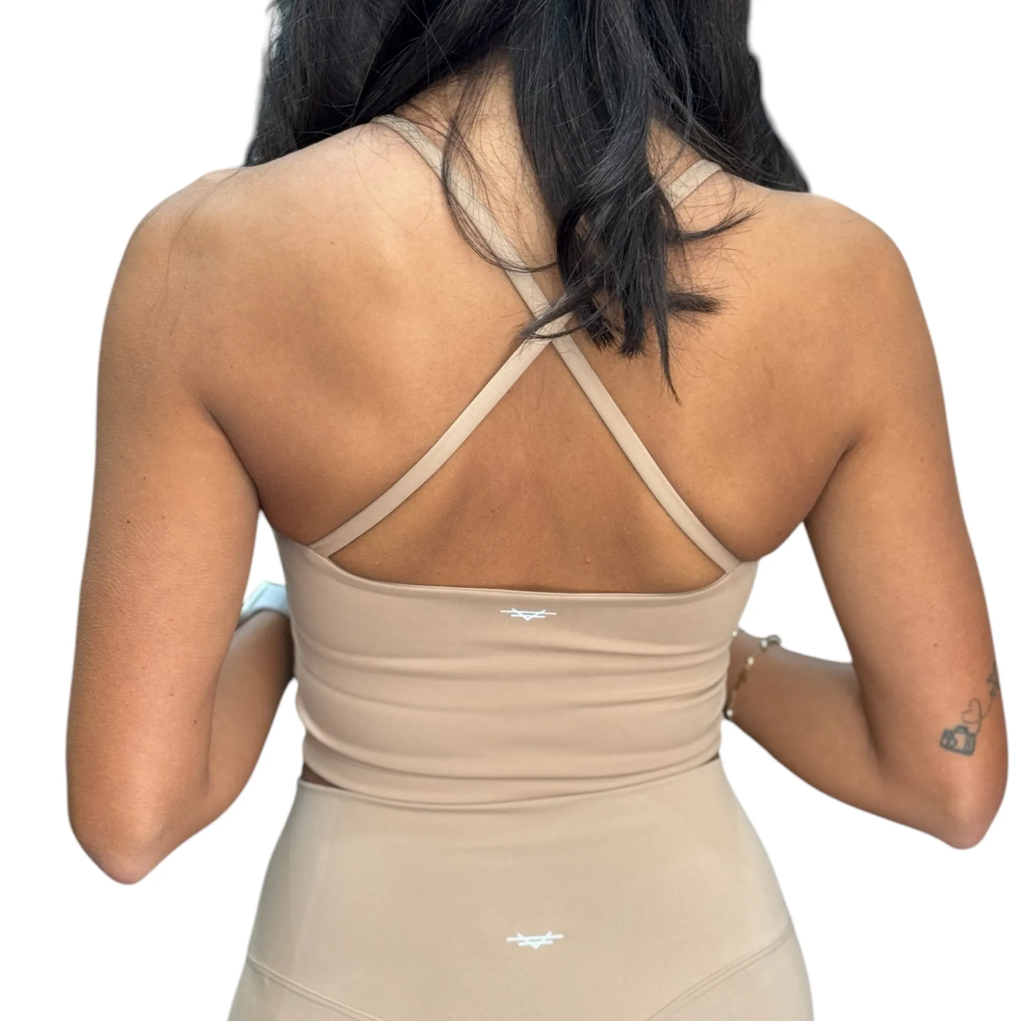 Sleek Support Padded Top - Biscuit