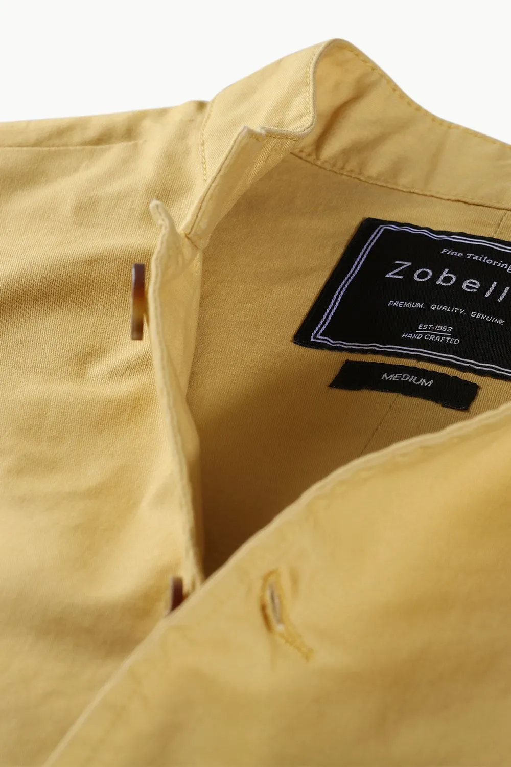 Sleeveless Nehru Mustard Jacket
