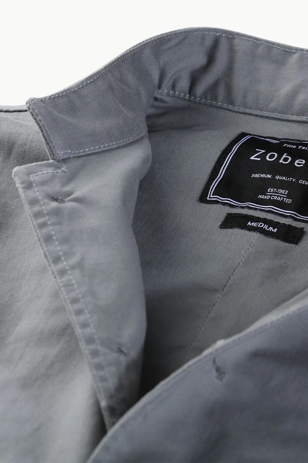 Sleeveless Nehru Stone Grey Jacket