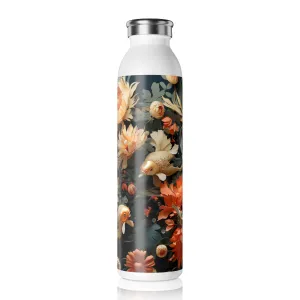 Slim Water Bottle - Annora Marichyasana Anime Koi Fish
