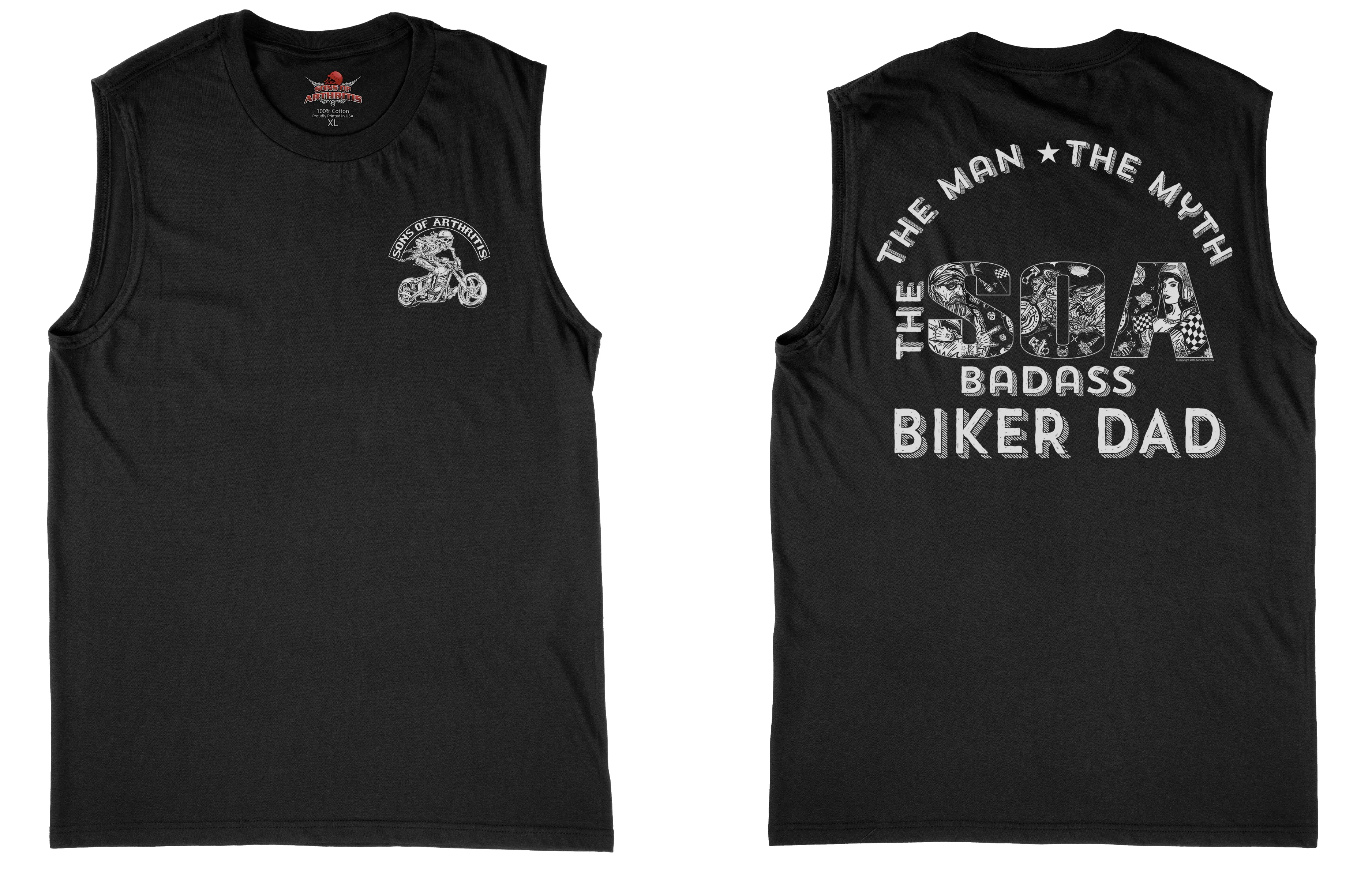 SOA Biker Dad - BLACK (SEE MORE STYLES)