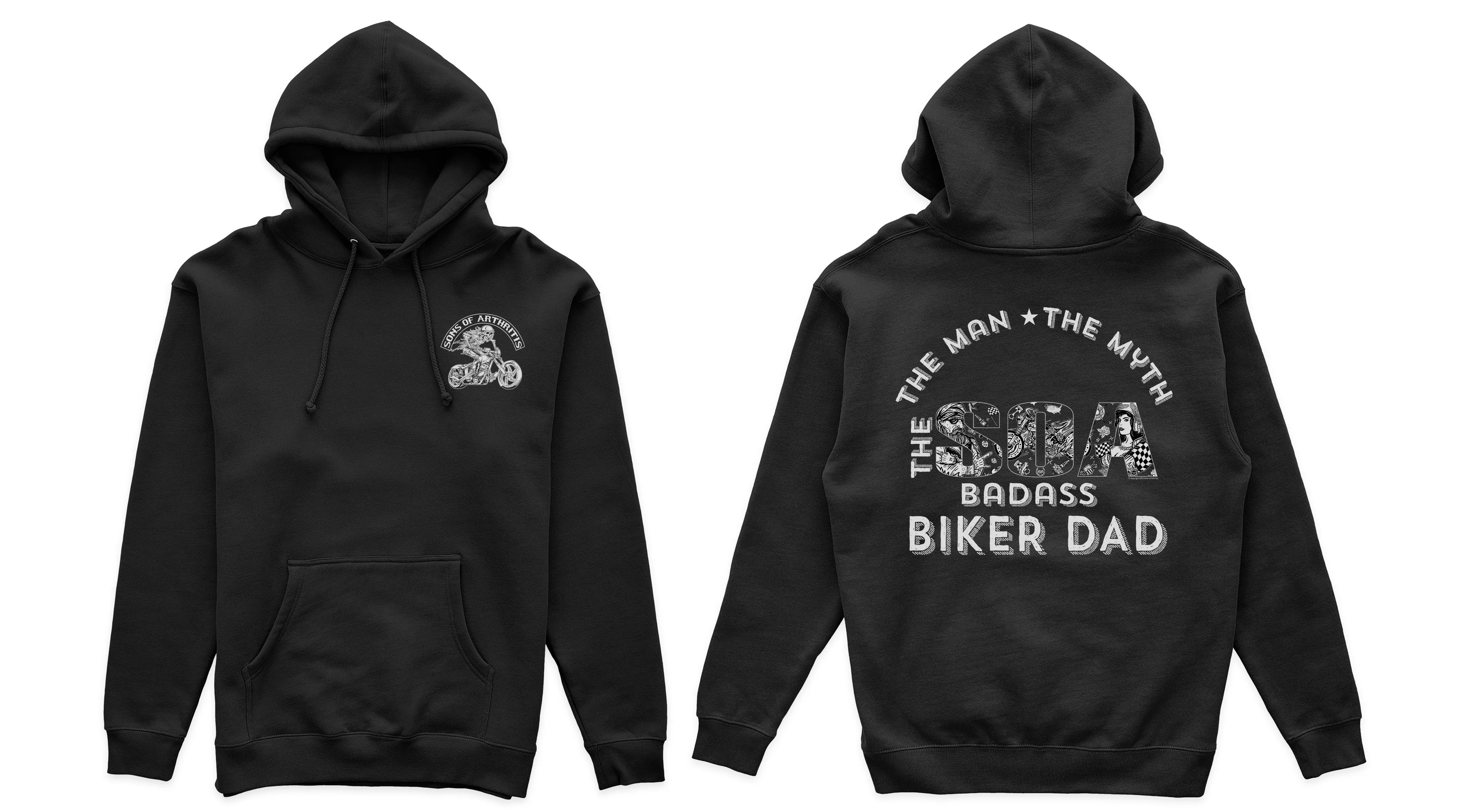 SOA Biker Dad - BLACK (SEE MORE STYLES)