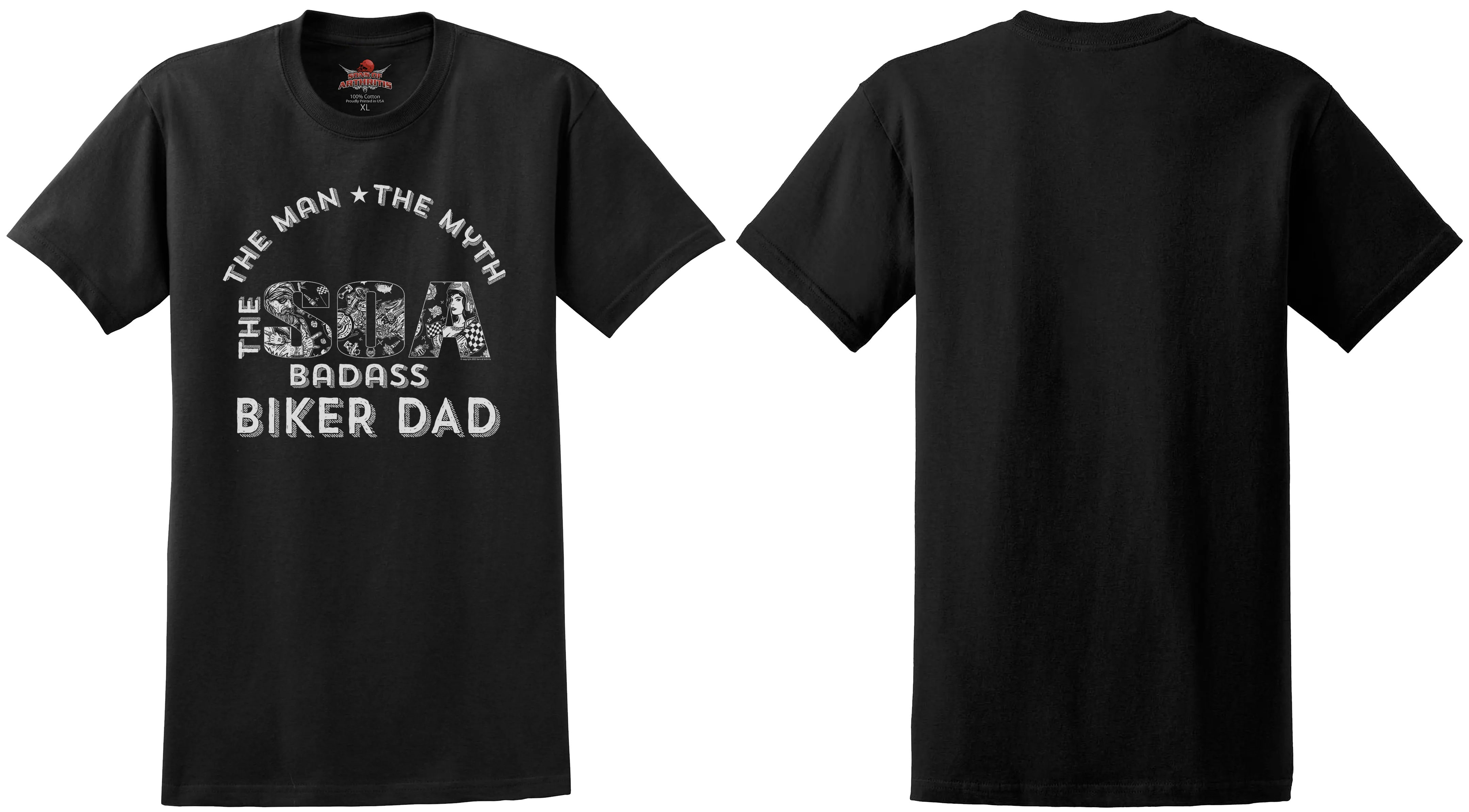 SOA Biker Dad - BLACK (SEE MORE STYLES)